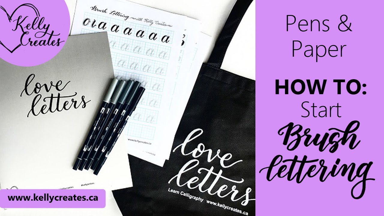 How to Start Brush Lettering