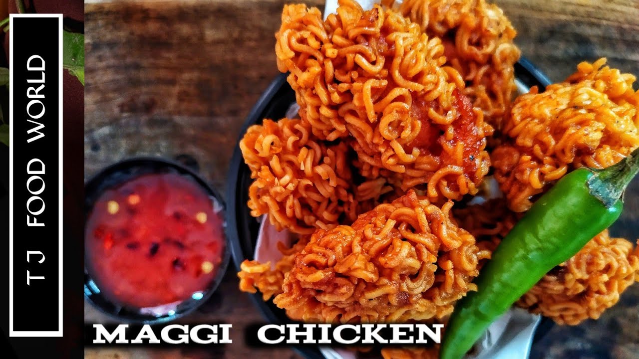 Maggi chicken | Crispy maggi chicken | home made | evening snack