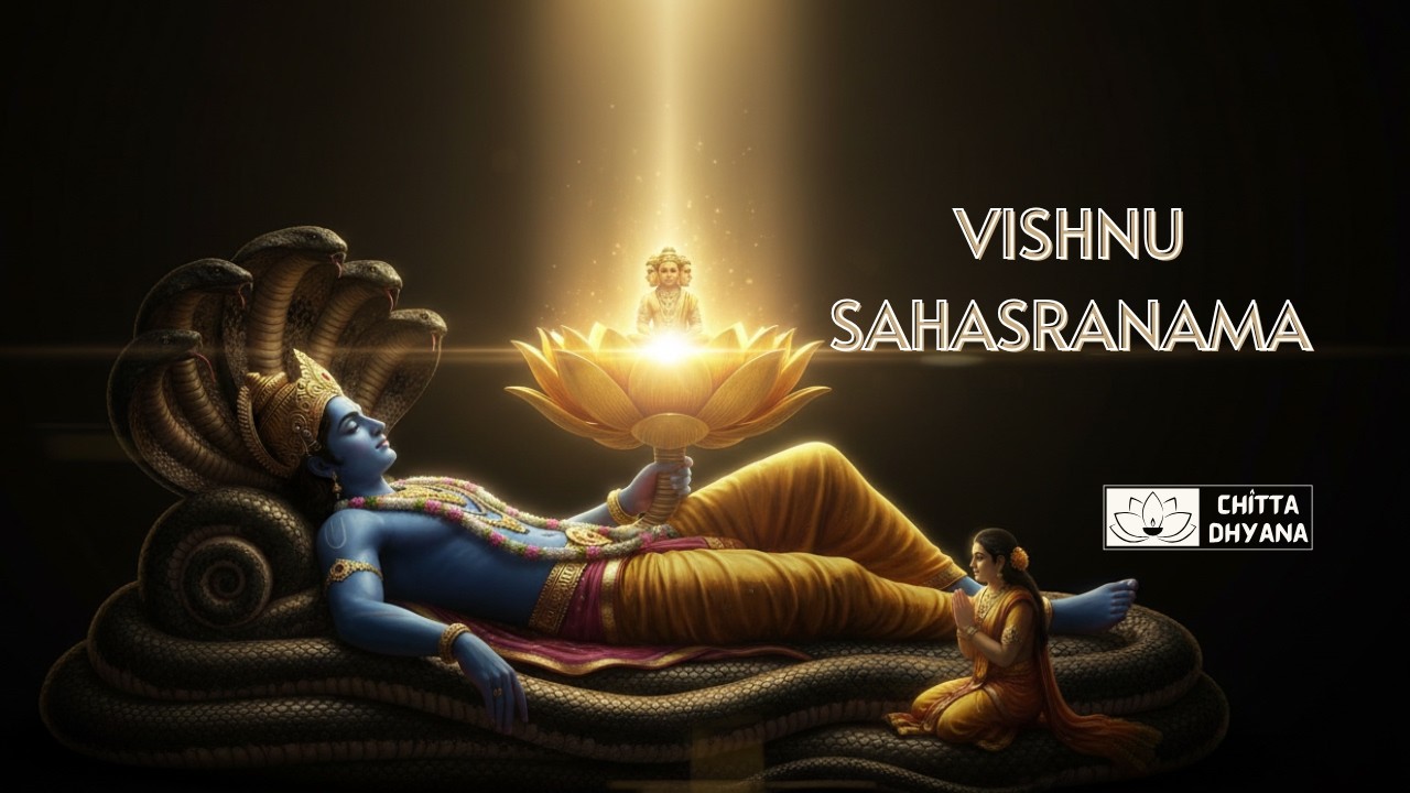 Vishnu Sahasranama | 1000 Divine Names of Lord Vishnu | With Lyrics & Visual Darshan | Chitta Dhyana
