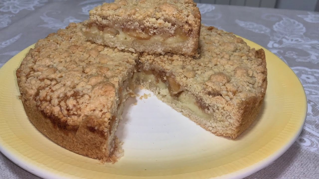 E facciamola una Sbriciolata con Crema Pasticcera e Mele