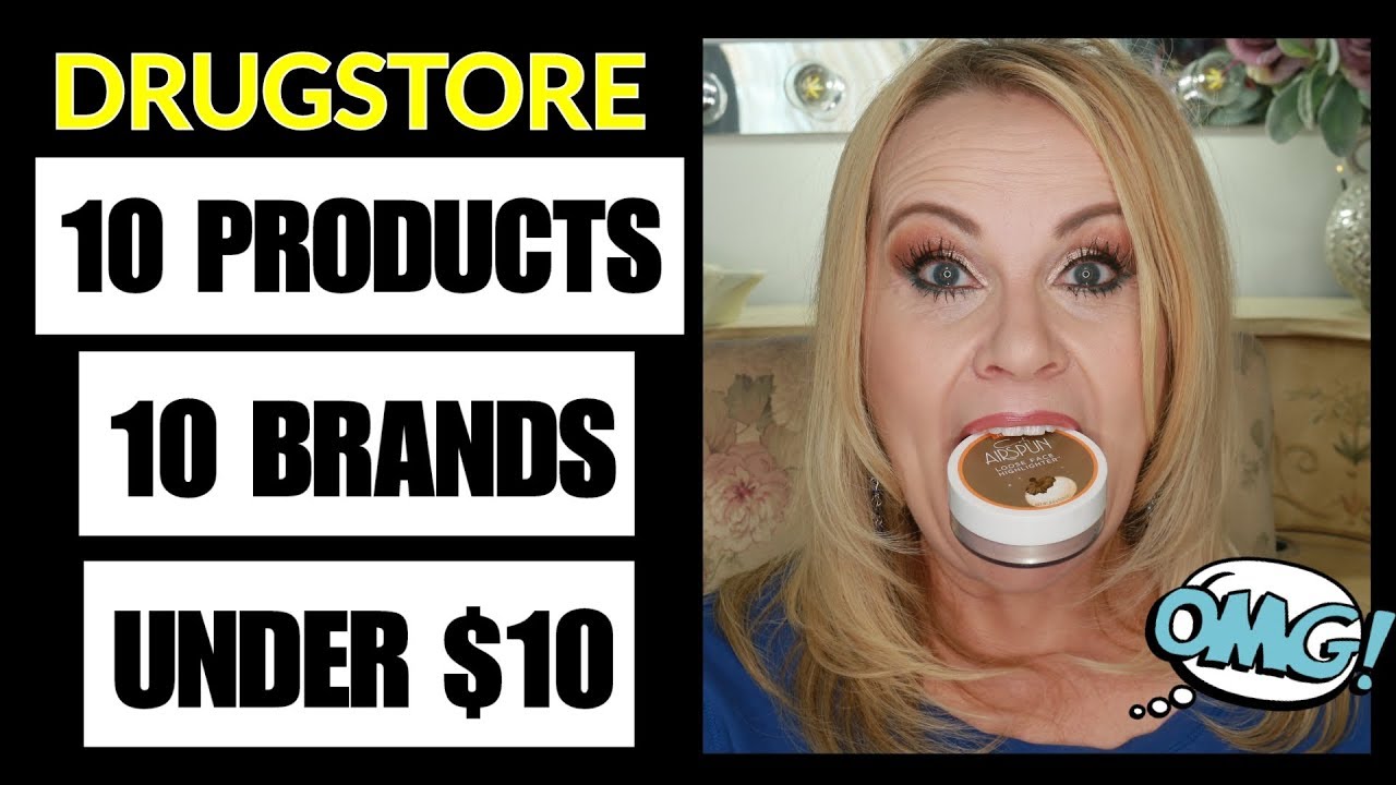10 BEST DRUGSTORE PRODUCTS FROM 10 BRANDS UNDER $10 ~ Makeup Over 50