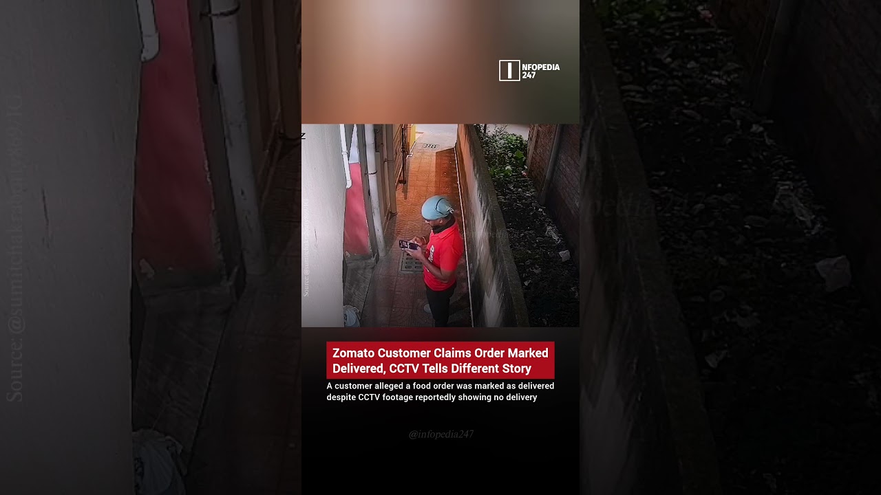 Order Marked Delivered, But CCTV Reportedly Shows No Delivery |  #infopedia247 #shorts