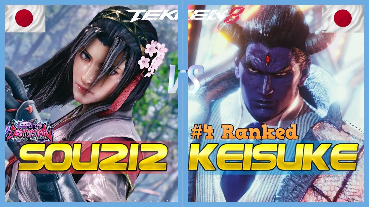Tekken 8 ▰ KEISUKE (#4 Ranked Kazuya) Vs SOU212 (Jun) ▰ High Level Gameplay