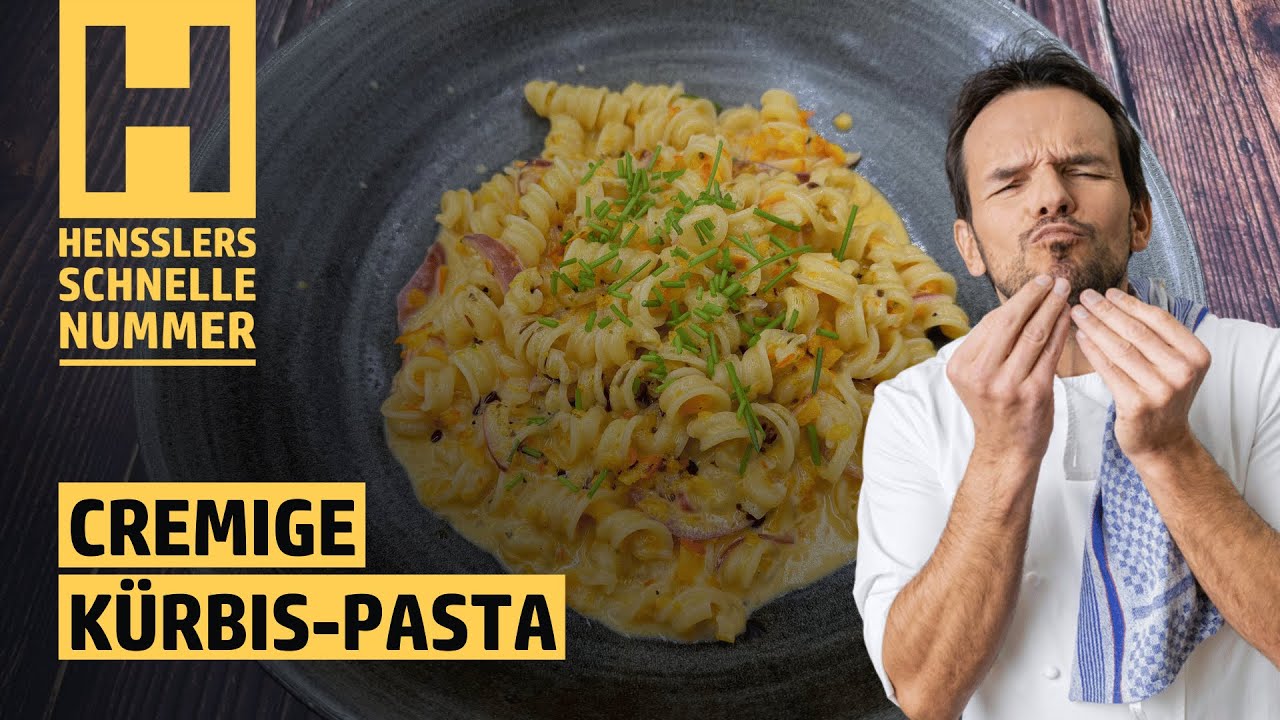 Schnelles Cremige Kürbis-Pasta Rezept von Steffen Henssler