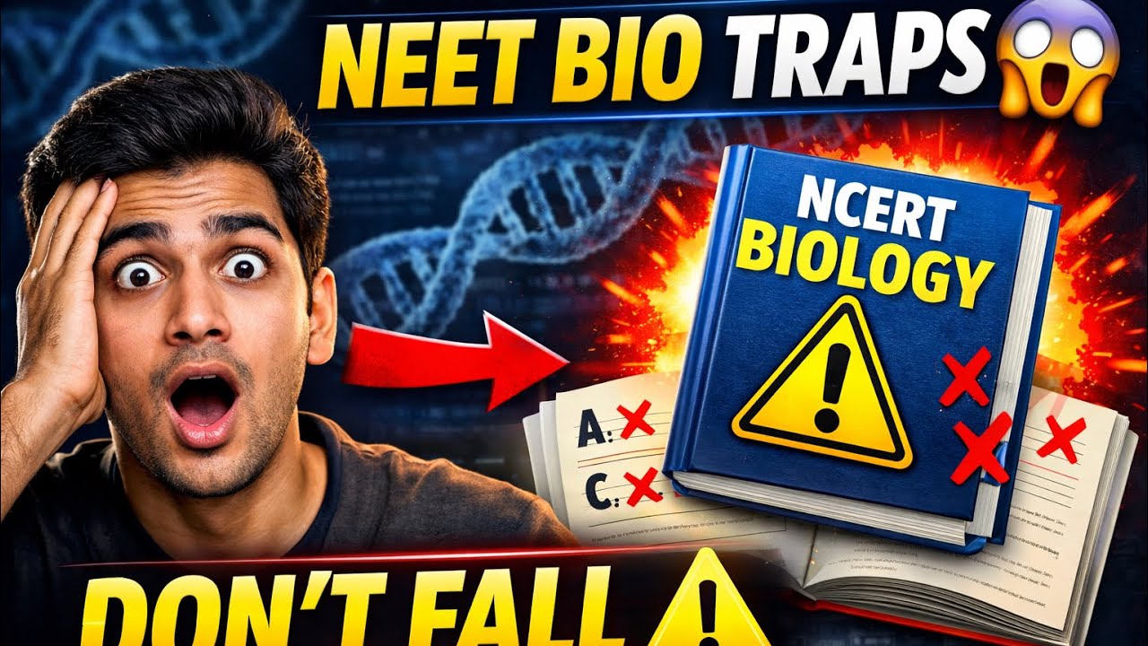 NEET Biology Most Dangerous NCERT Traps ⚠️ | 90% Students Make These Mistakes!