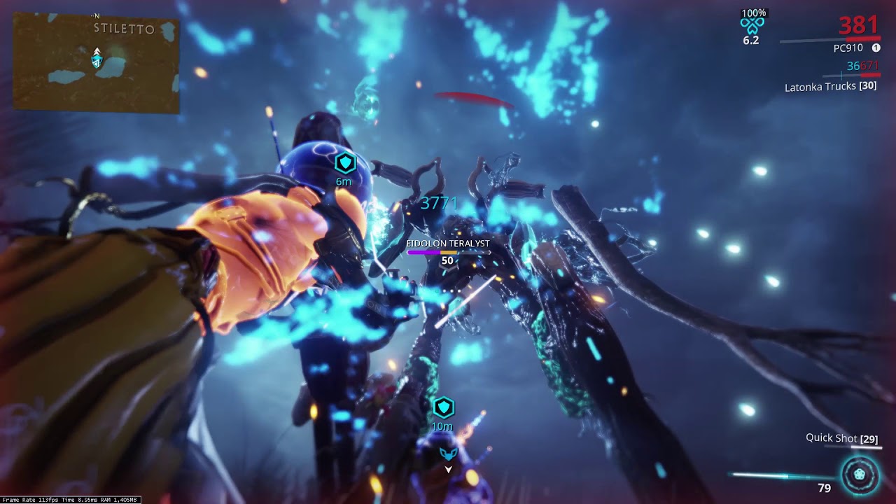 Trying 4/4/3 amp against the eidolon. (pre phahd damage patch)