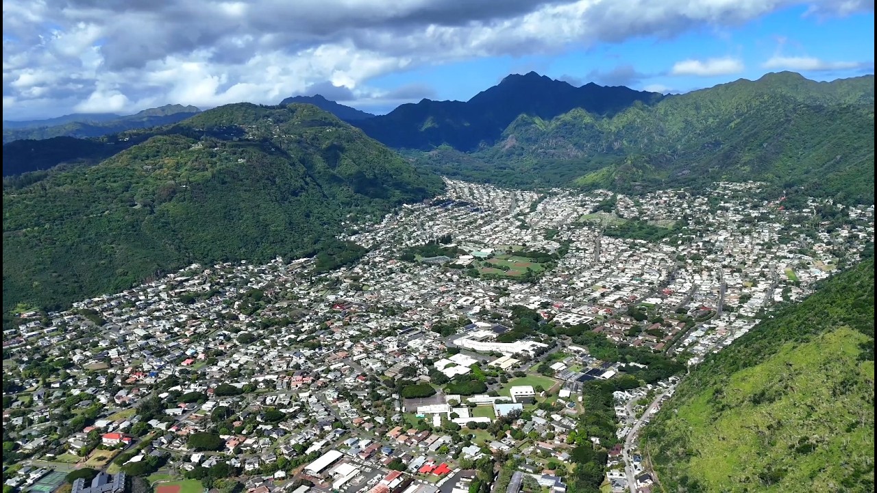 Drone Video of Manoa Valley