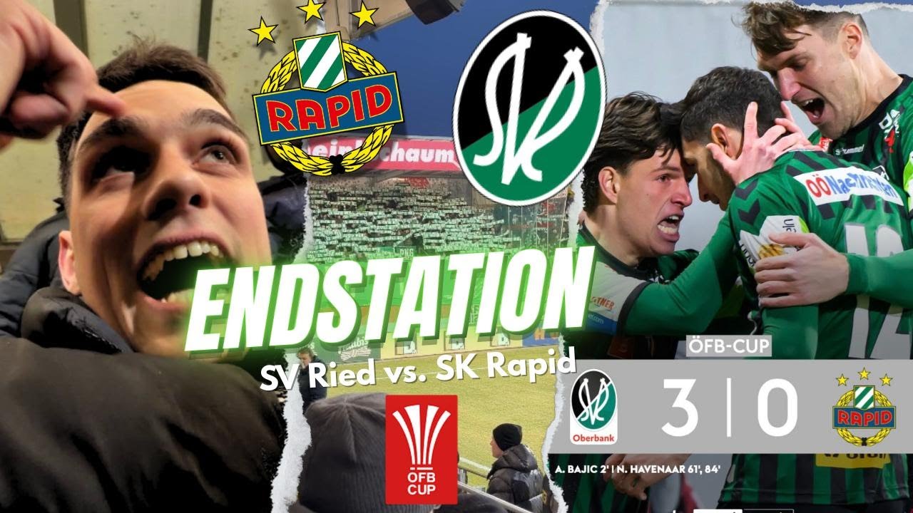 WAS FÜR EIN TRAUERSPIEL.... 💔 | SV Ried 3:0 SK Rapid