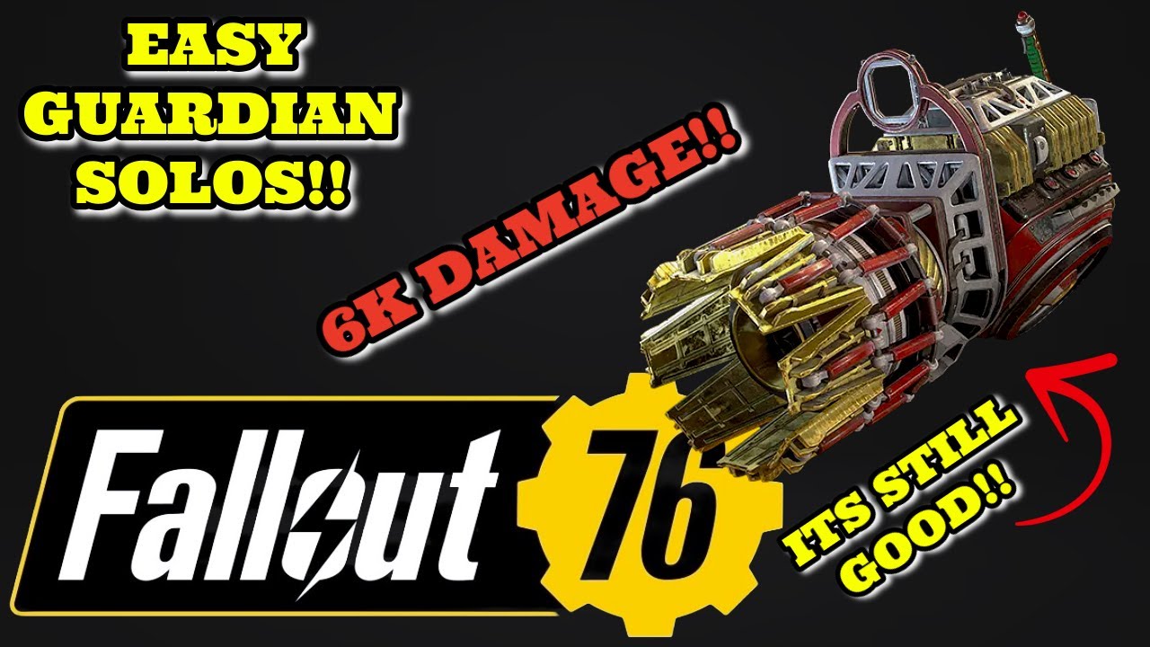 Fallout 76 — Плазменный пулемет Гатлинга возвращается в полную силу! (Человек)