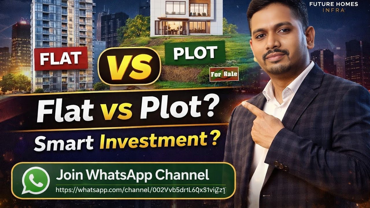Flat vs Plot Investment|Is it right to buy a flat or a plot? Real Estate Truth Explained |Manoj R...