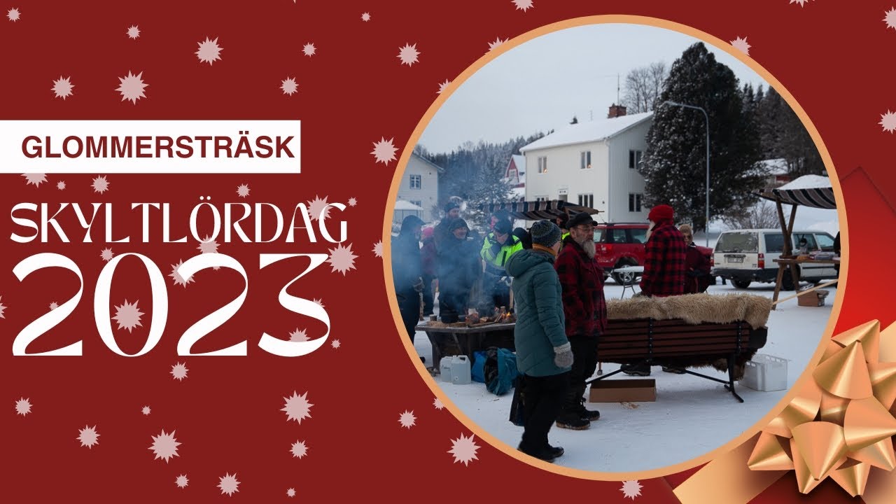 Skyltlördag i Glommersträsk 2023