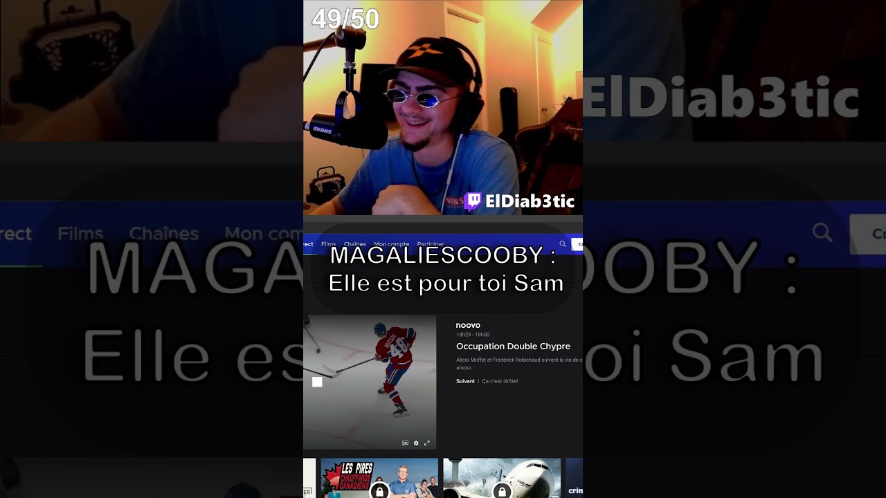 Twitch : ElDiab3tic   #twitch  #funny #france #twitchclips #reaction #react #qc #quebec #fr #twitch