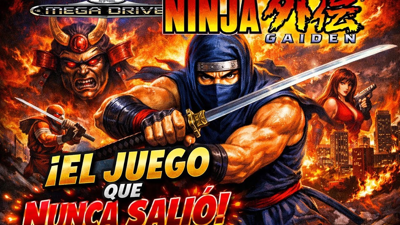 Ninja Gaiden para Megadrive. El juego que nunca salió para esta plataforma #retrogaming #megadrive 