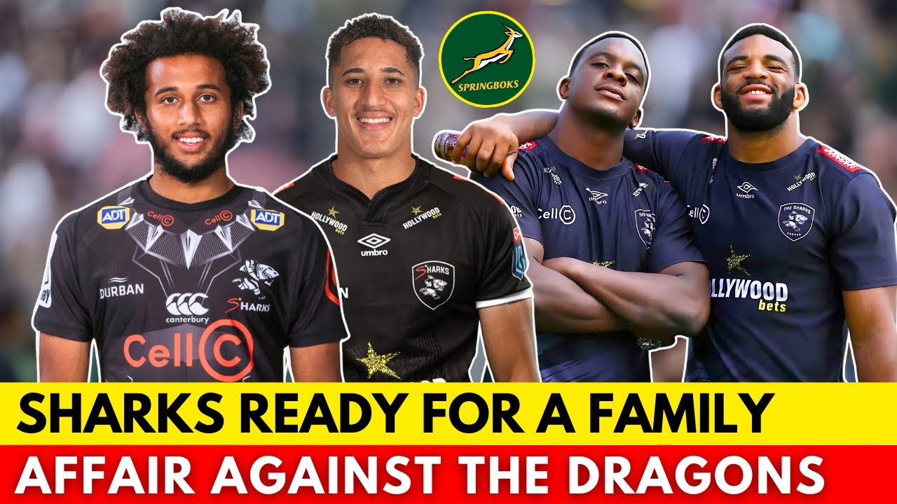 🚨WITH FAMILY ON THE FIELD, WILL THE SHARKS SECURE ANOTHER VICTORY?  | SPRINGBOKS NEWS