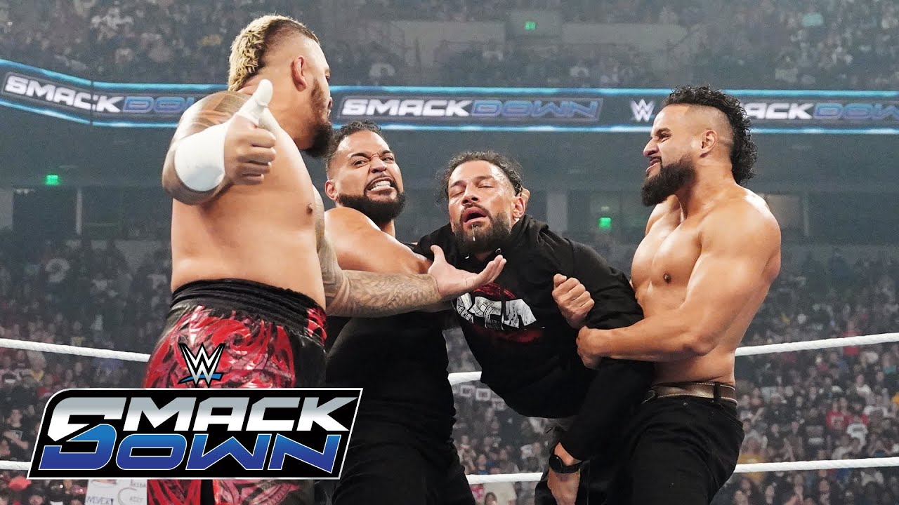 ПОЛНЫЙ СЕГМЕНТ: Bloodline уничтожает Романа Рейнса и Джимми Усо: SmackDown, 18 октября 2024 г.