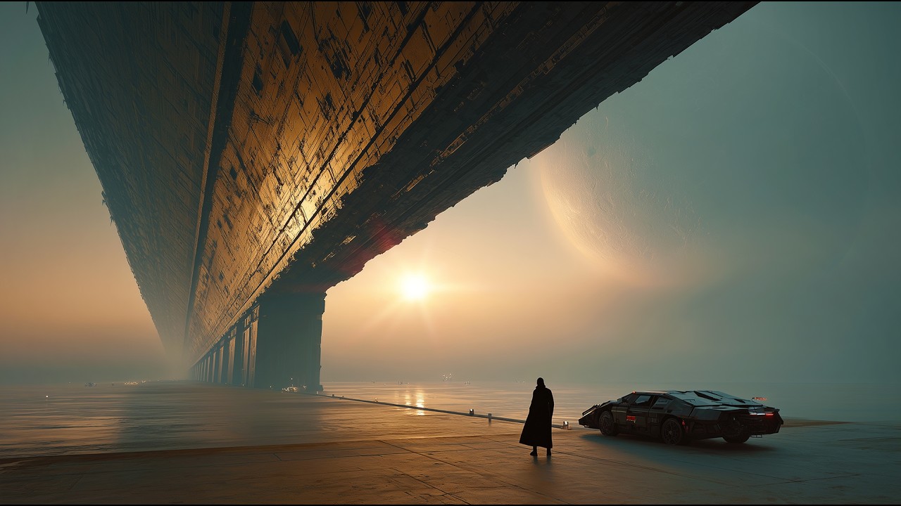 Voyager | Cinematic Ambient Music Journey | Nostalgic Sci Fi Atmospheric Soundscape & Choir