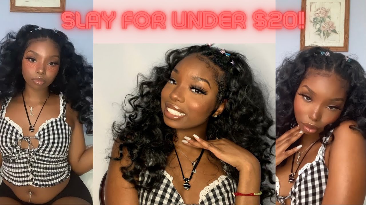 Quick & Cheap 90s Hairstyle on Outre Half Wig| Ashani