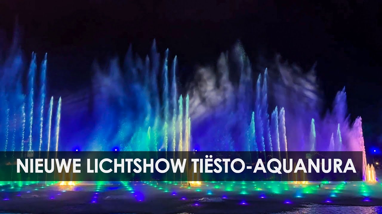 Tiësto-Aquanura: nieuwe lichtshow 2025 (Efteling)
