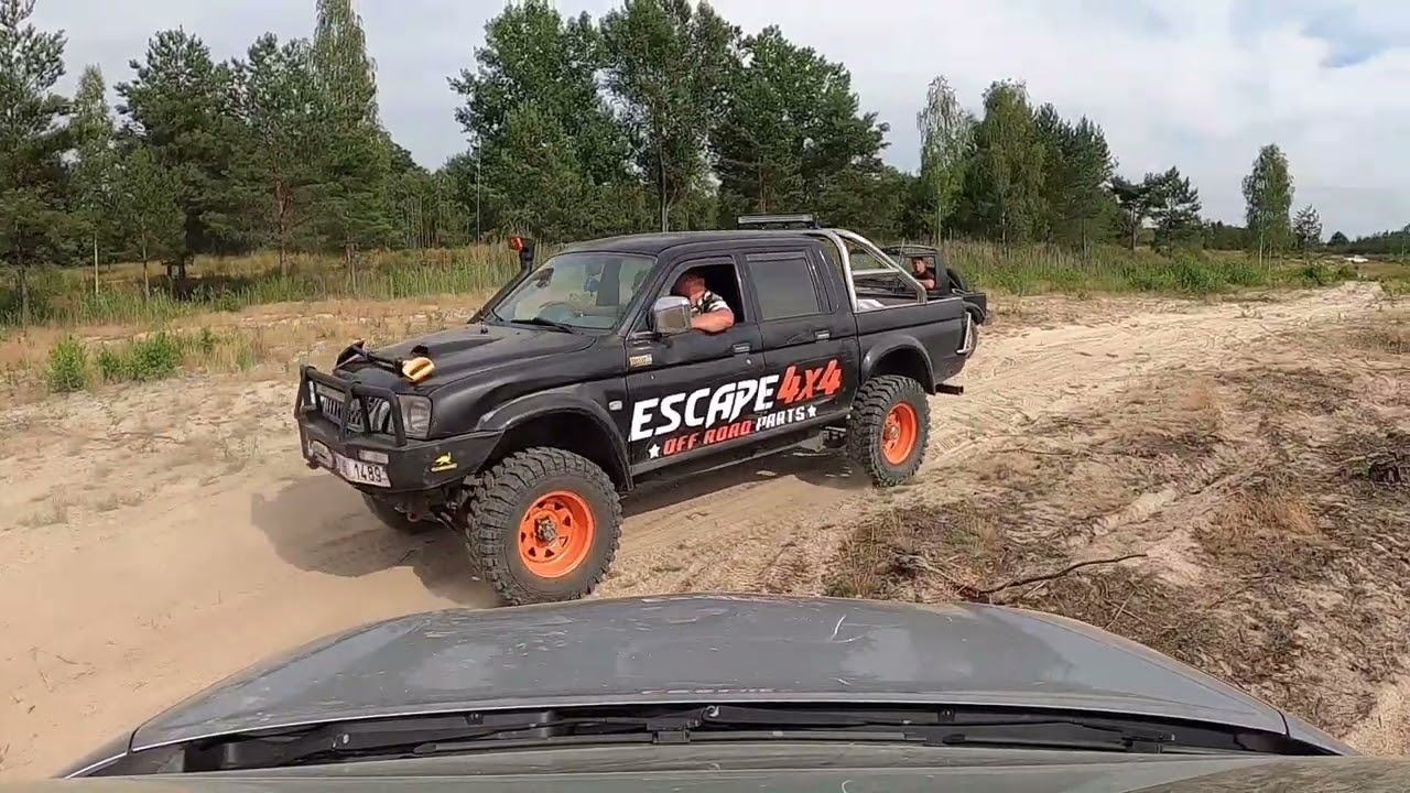 Off road výjezd brody písky...