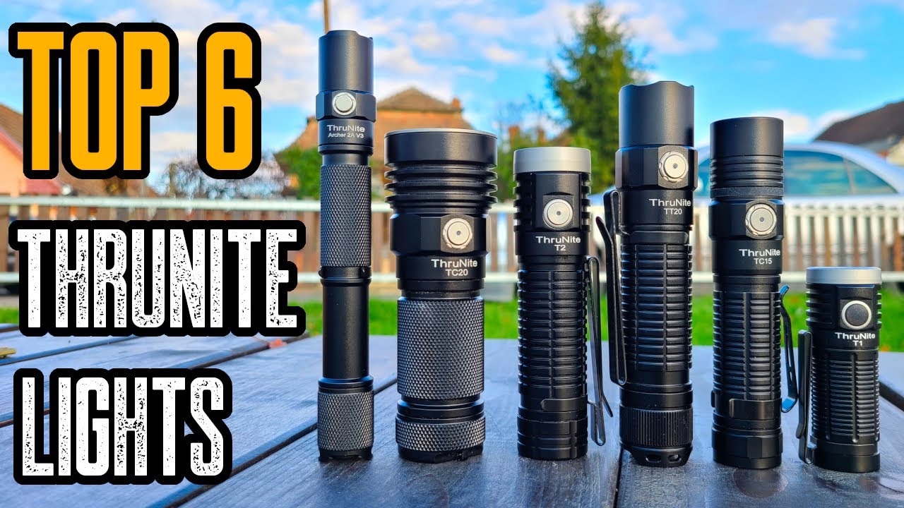 TOP 6 BEST THRUNITE FLASHLIGHTS 2021! Tactical & EDC Flashlights!