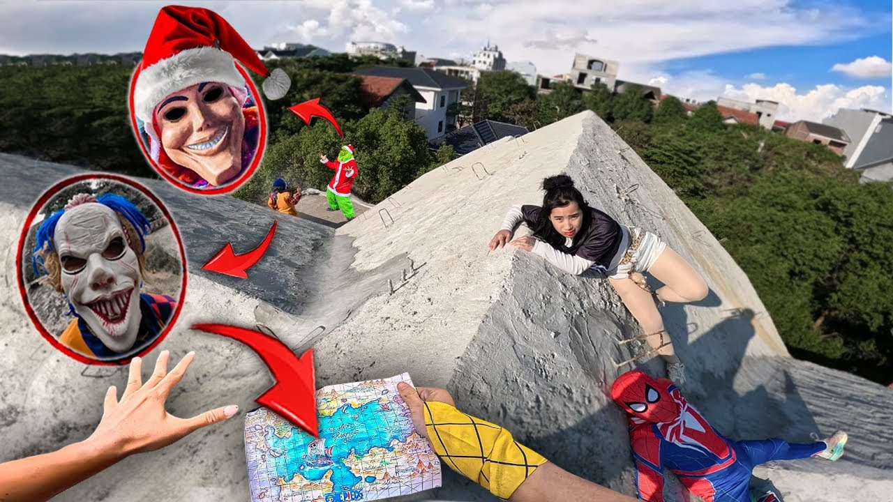 7 SPIDERMAN Vs SMILING WOMAN REAL LIFE ESCAPE 24.0 (Horror Parkour Pov Short) | Epic POV