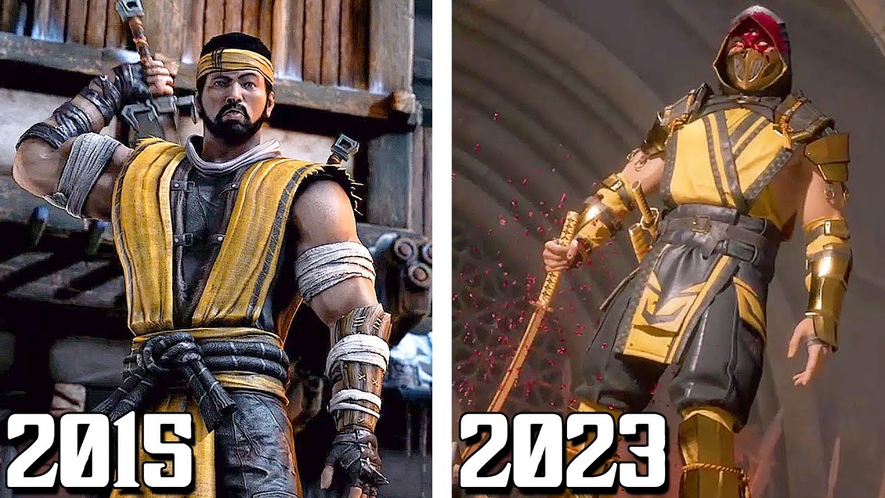 Hanzo Invades The Lin Kuei vs Scorpion Invades The Lin Kuei Comparison! (2015-2023)