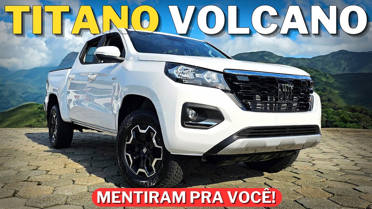 Fiat Titano Volcano foi injustiçada no lançamento! Ela mira HILUX de entrada!