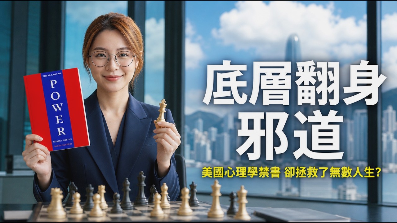 美國心理學禁書，卻是普通人的救命草？自我提升神作《 #權力的48條法則 》