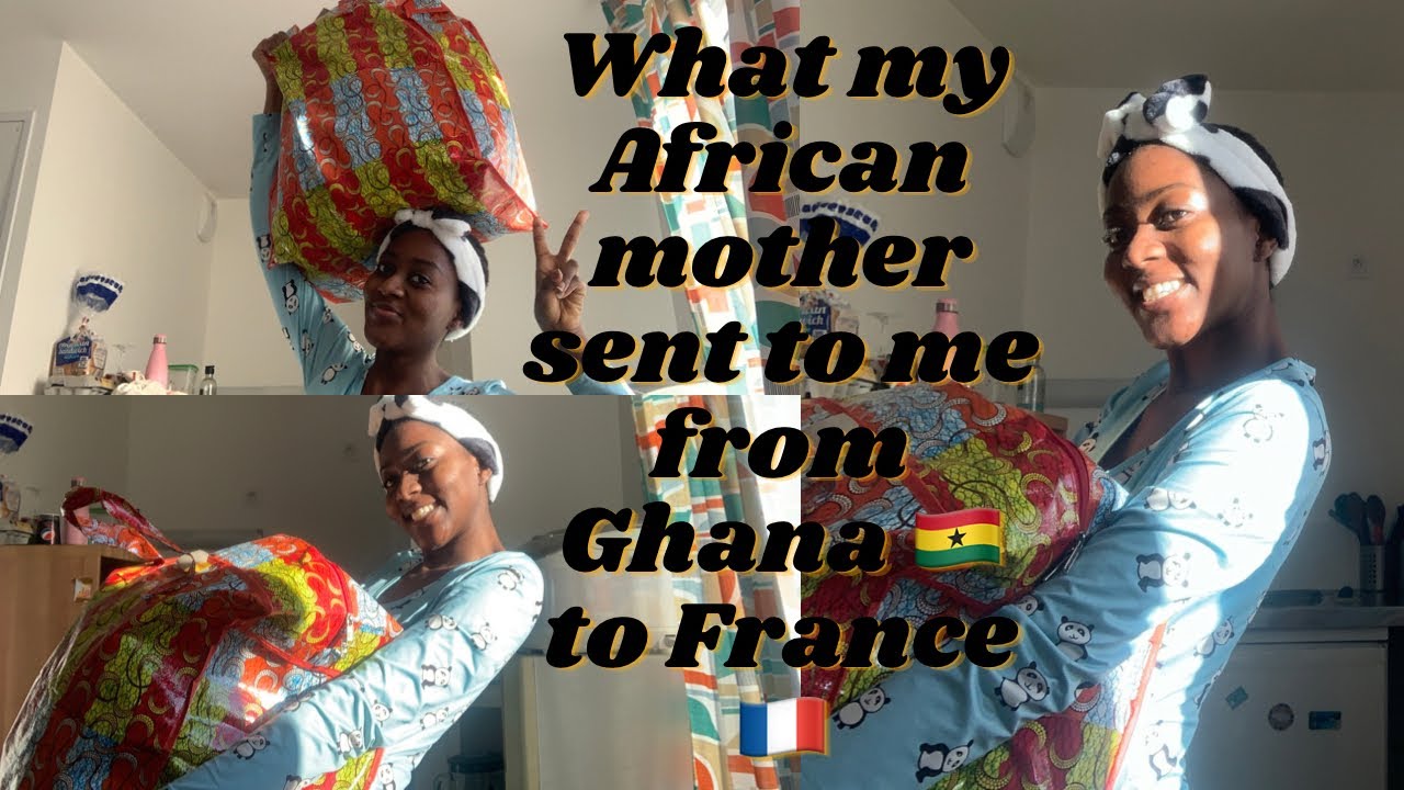 What My African Mother Sent me from Ghana to France For Christmas.