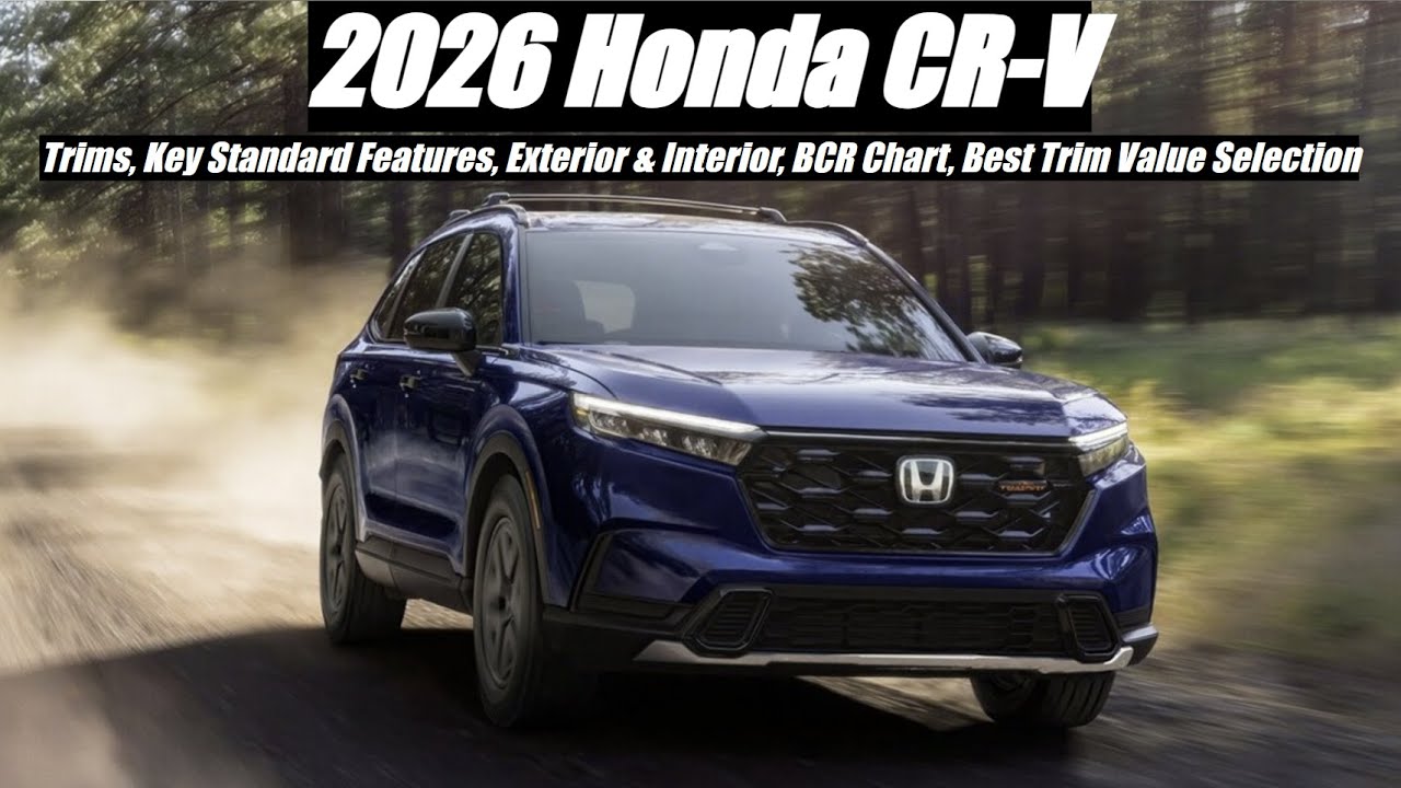 2026 Honda CR-V: Trims, Key Features, & More!
