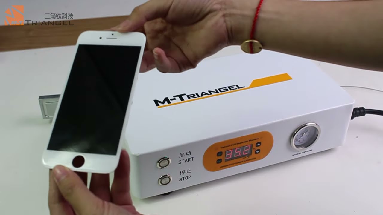 How to use M-Triangel M1 LCD Bubble Remover Machine for Cracked Mobile Phone Touch Screen