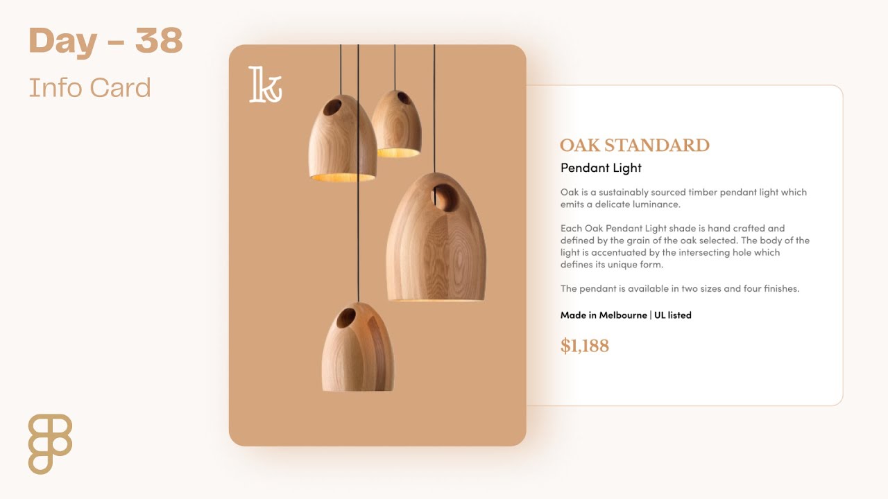 Daily UI Design Challenge | Day - 38 | Info Card