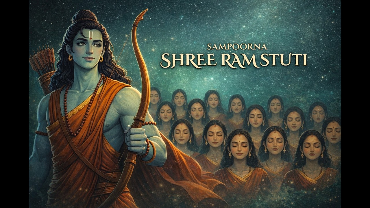 Shree Ram Stuti | श्री राम स्तुति I Shree Ramchandra Kripalu Bhajman
