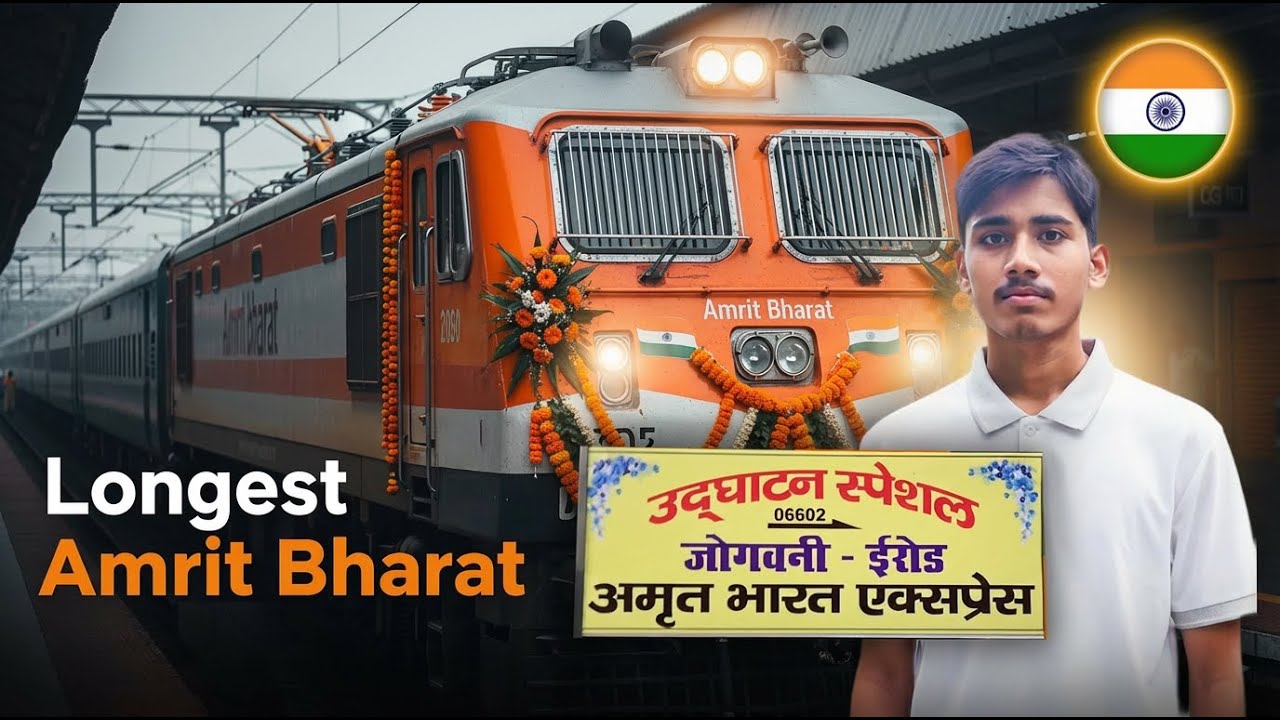 Longest Amrit Bharat In Bihar | Jogbani To Erode  @RunOnTrack @VSMONU Bihar | Anand Plays Vlogs