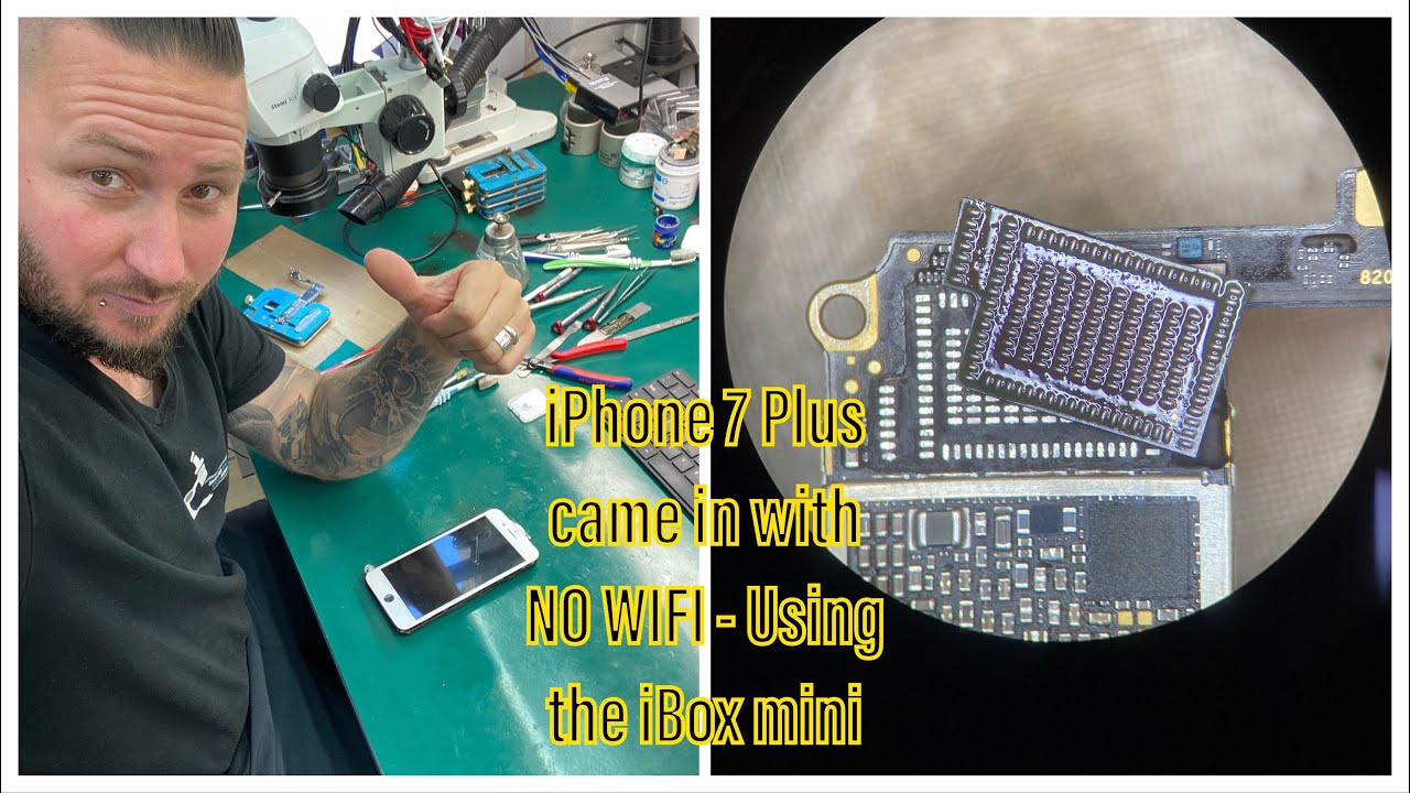ADVANCED REPAIRS - iPHONE 7 PLUS NO WIFI - WIFI GREYED OUT - WIFI UNBIND WITHOUT TAKING OUT THE NAND