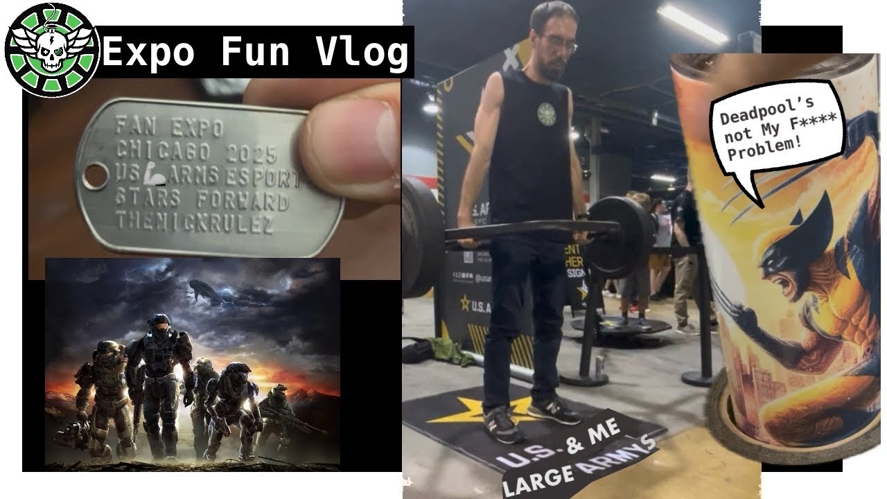 A Day at the Con-Test? Fan Expo Fun & Games w/ Halo & a Workout Challenge