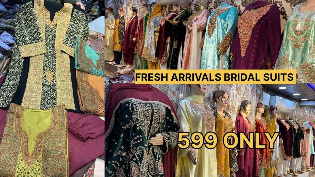 Bridal Suits only 599 only #Nazakat_Textiles #Sopore