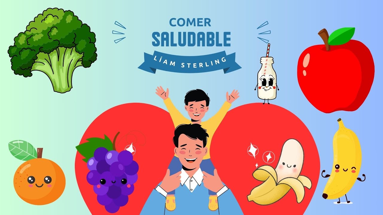 Comer Saludable| Cancion infantil| Líam Sterling Oficial.