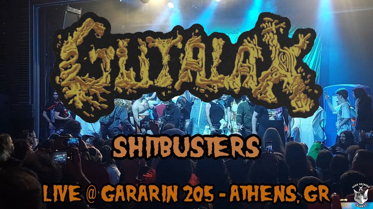 Gutalax - Shitbusters with toilets crowd-surfing live at Gagarin 205, Athens, Greece (14-02-2026)