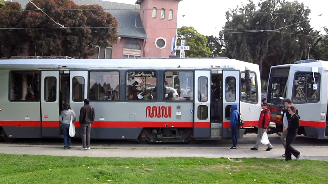 Muni Metro N Judah @ Duboce Ave & Noe St San Francisco California