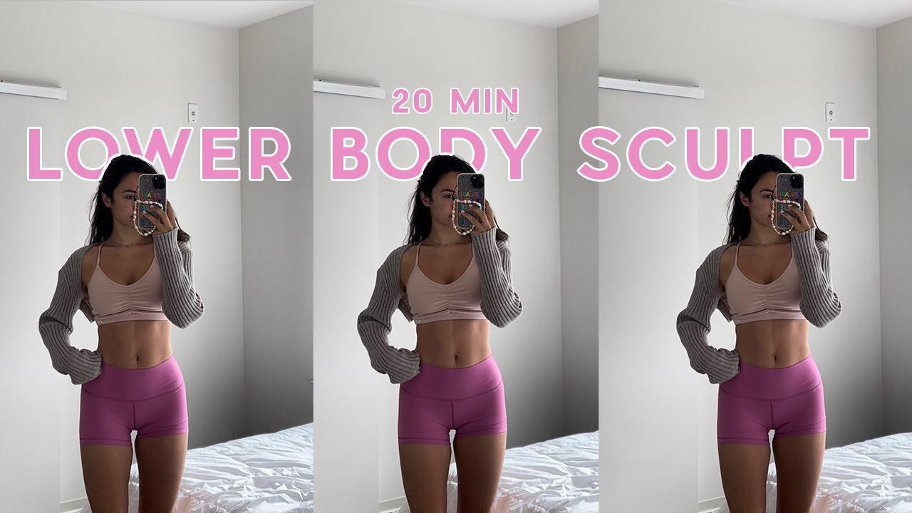 20MIN lower body Pilates// tone & lengthen legs // no equipment or repeats