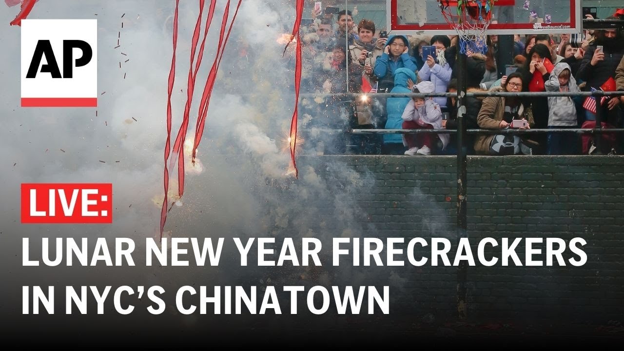 Lunar New Year LIVE: Firecrackers at New York City’s Chinatown