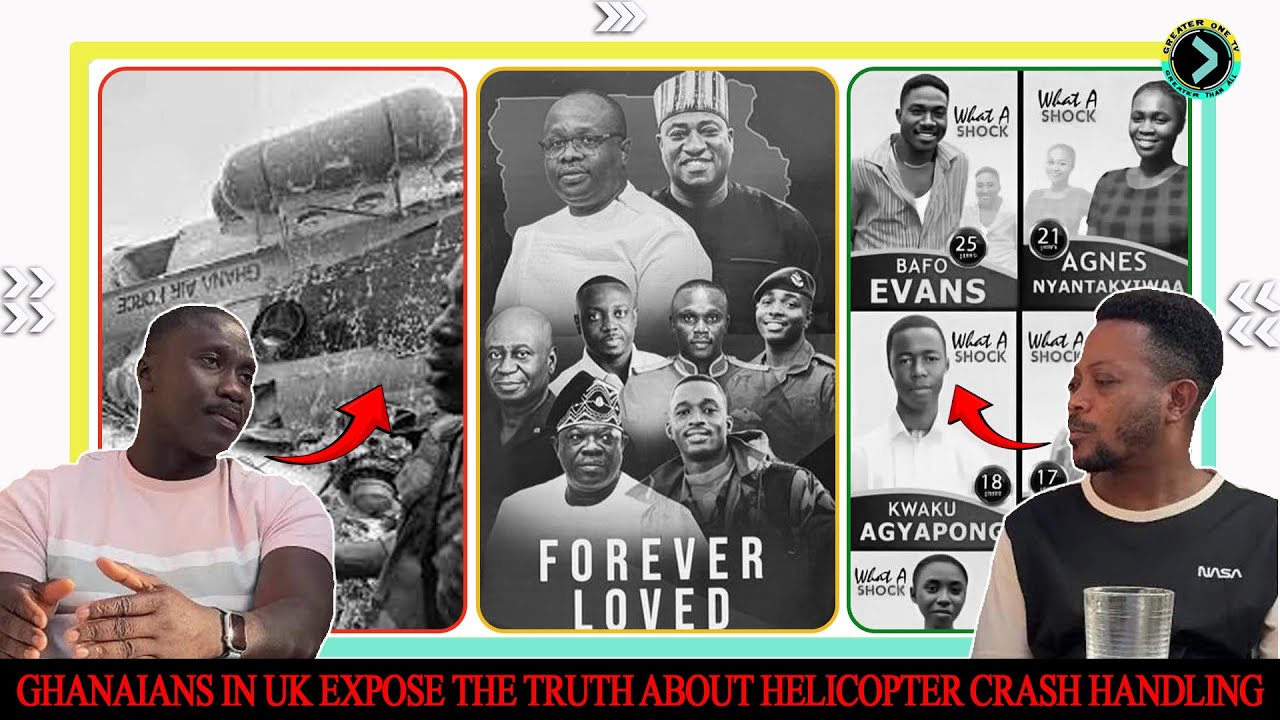 GHANAIANS IN UK EXPOSE THE TRUTH About Helicopter Crash Handling