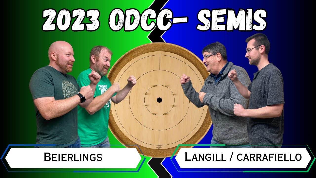 2023 Ontario Doubles Crokinole Championship Semifinals The Beierlings V Langill and Carrafiello