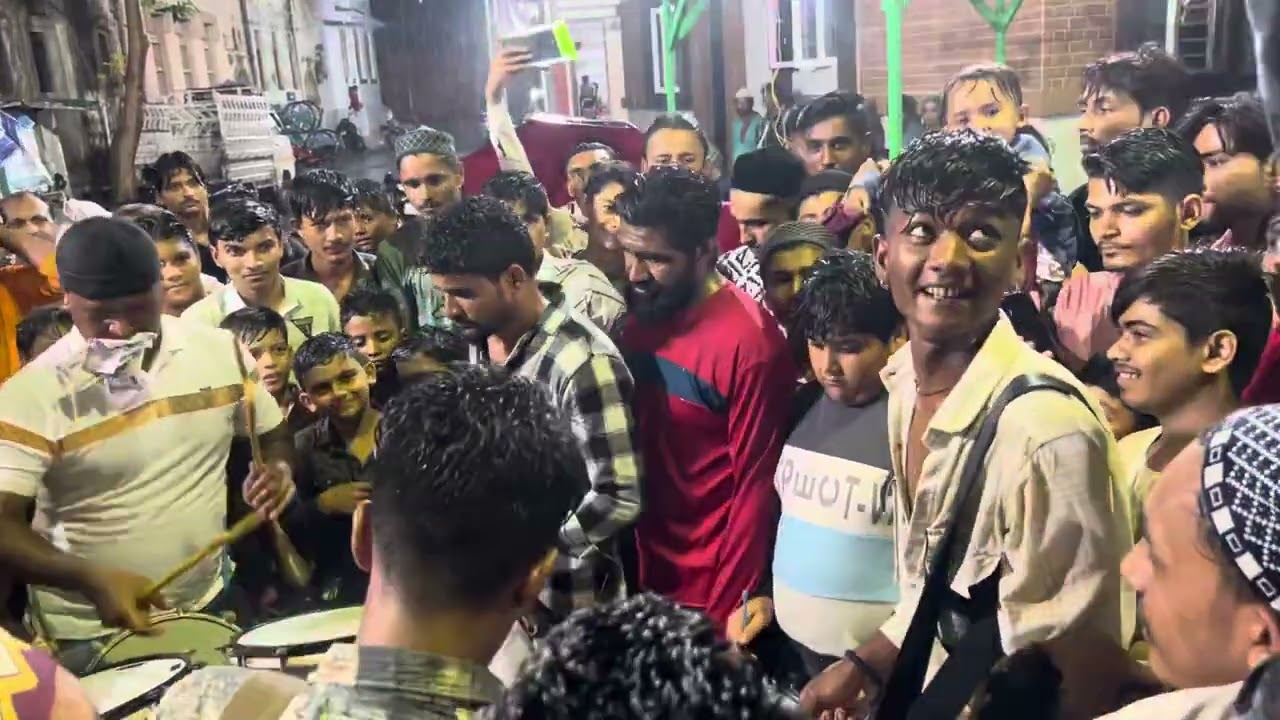 DHORAJI Muhrram ચોકી ફરીયા ચમાલીપા તાજીયા ફીટીંગ Dhoraji 8 muharram