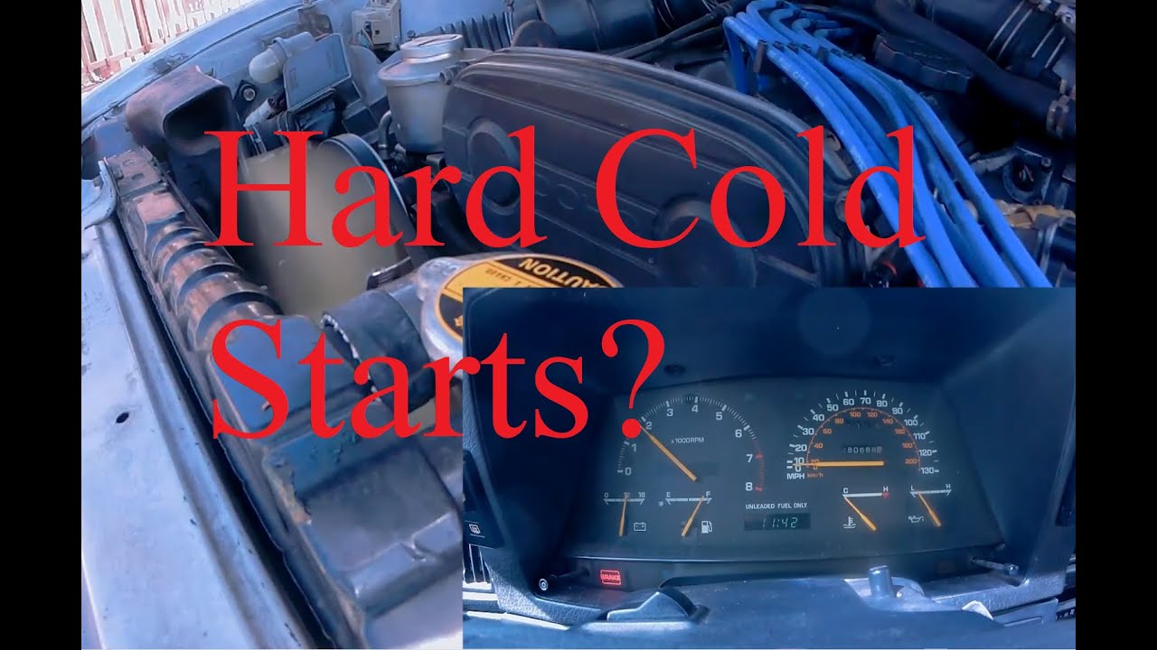 (MKII) 1985 Toyota Celica Supra Hard Cold Start