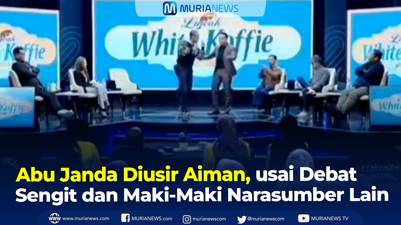 Abu Janda Diusir Aiman, usai Debat Sengit Hingga Maki-Maki Narasumber Lain