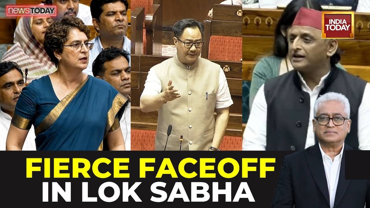 Lok Sabha Debate: Priyanka Attacks BJP, NDA Hits Back Over Rahul Protest | Anti-Paper Leak Bill