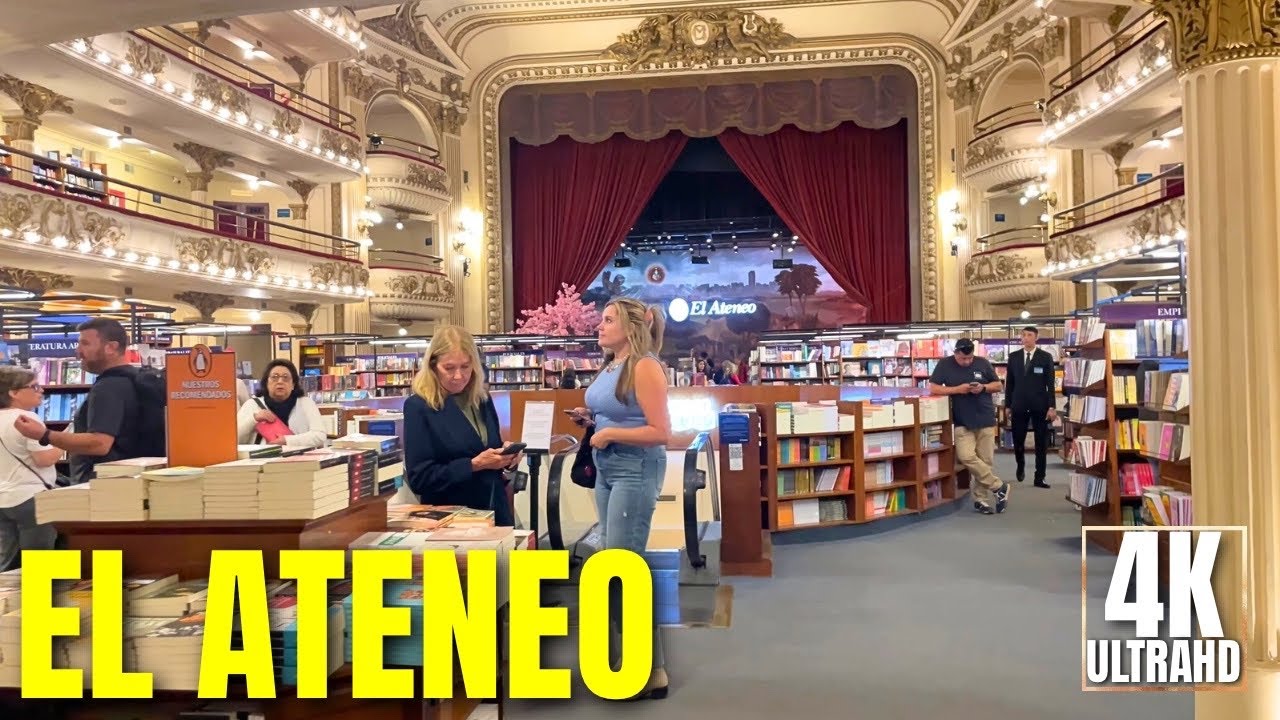 [4K] Buenos Aires’ most iconic bookstore | Walking Tour 2025 🇦🇷