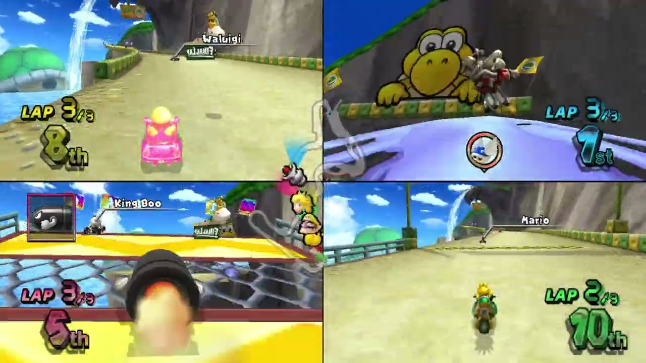 Mario Kart Wii ✦ 4 Players #352 Star Cup Mirror